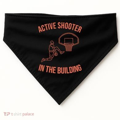 Active Shooter In The Building USA-Made Doggie Bandana