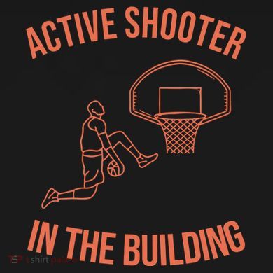 Active Shooter In The Building Drawstring Bag