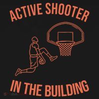Active Shooter In The Building Pajama Set thumb 2
