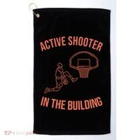 Active Shooter In The Building Golf Towel thumb 0