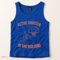 Active Shooter In The Building Tank Top thumb 2