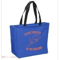 Active Shooter In The Building Tote Bag thumb 2