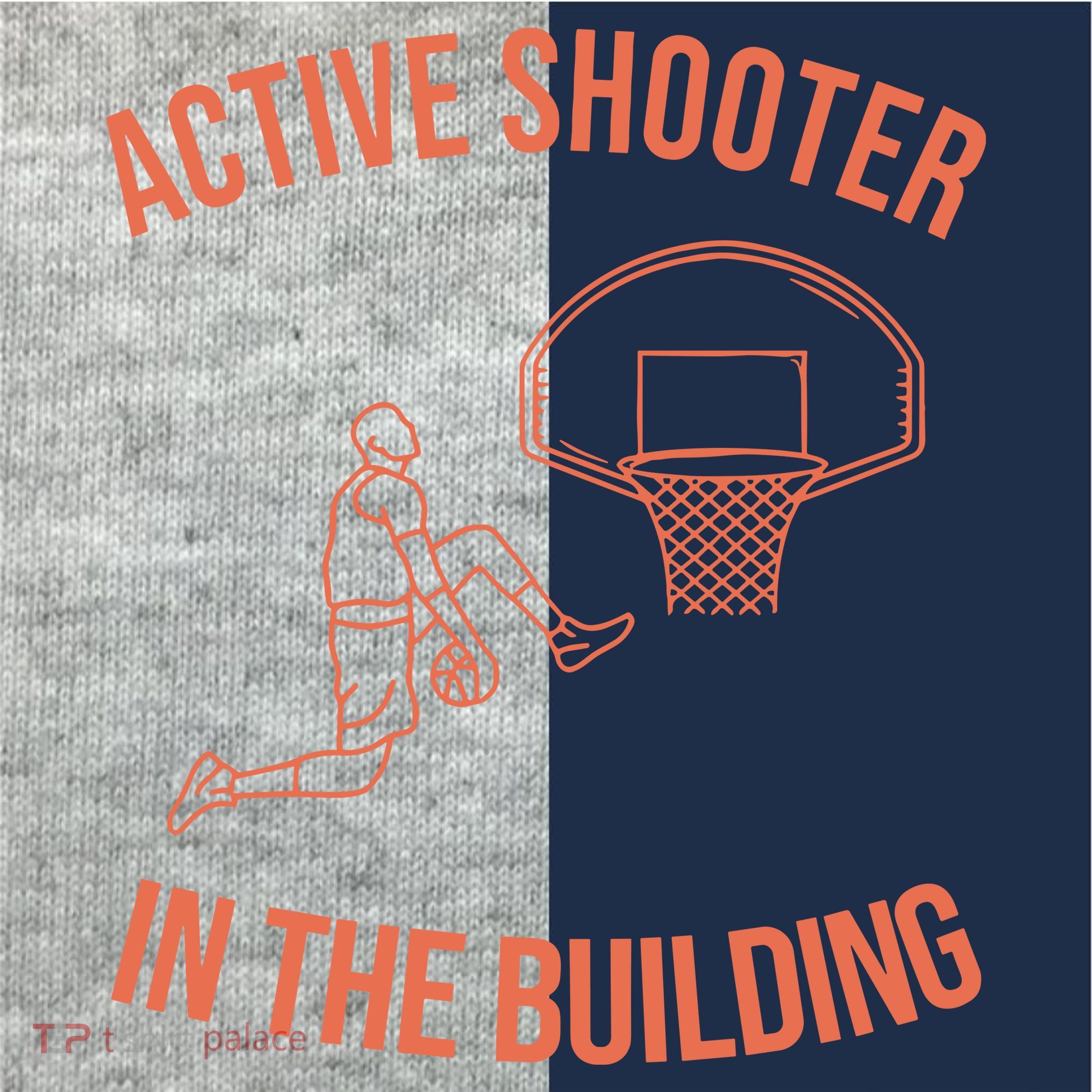 Active Shooter In The Building Kids Colorblock Raglan Jersey