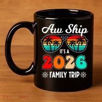 AW Ship Its A 2026 Family Trip Retro Sunglasses 11oz C Handle Ceramic Mug thumb 4