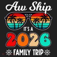 AW Ship Its A 2026 Family Trip Retro Sunglasses Beanie thumb 2