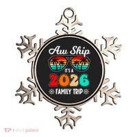 AW Ship Its A 2026 Family Trip Retro Sunglasses Ornament thumb 0