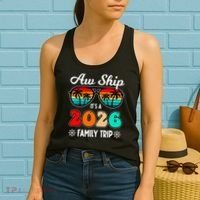 AW Ship Its A 2026 Family Trip Retro Sunglasses Women's Tank Top thumb 2