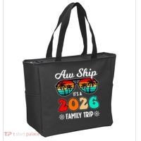 AW Ship Its A 2026 Family Trip Retro Sunglasses Tote Bag thumb 2