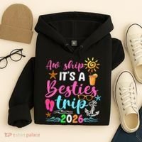Aw Ship Its A Besties Trip 2026 Sun Hoodie thumb 4