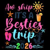 Aw Ship Its A Besties Trip 2026 Sun Coffee Mug thumb 5