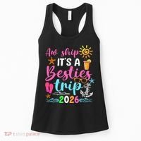 Aw Ship Its A Besties Trip 2026 Sun Women's Tank Top thumb 0