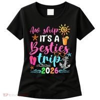 Aw Ship Its A Besties Trip 2026 Sun Women's T-Shirt thumb 0