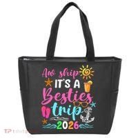 Aw Ship Its A Besties Trip 2026 Sun Tote Bag thumb 0