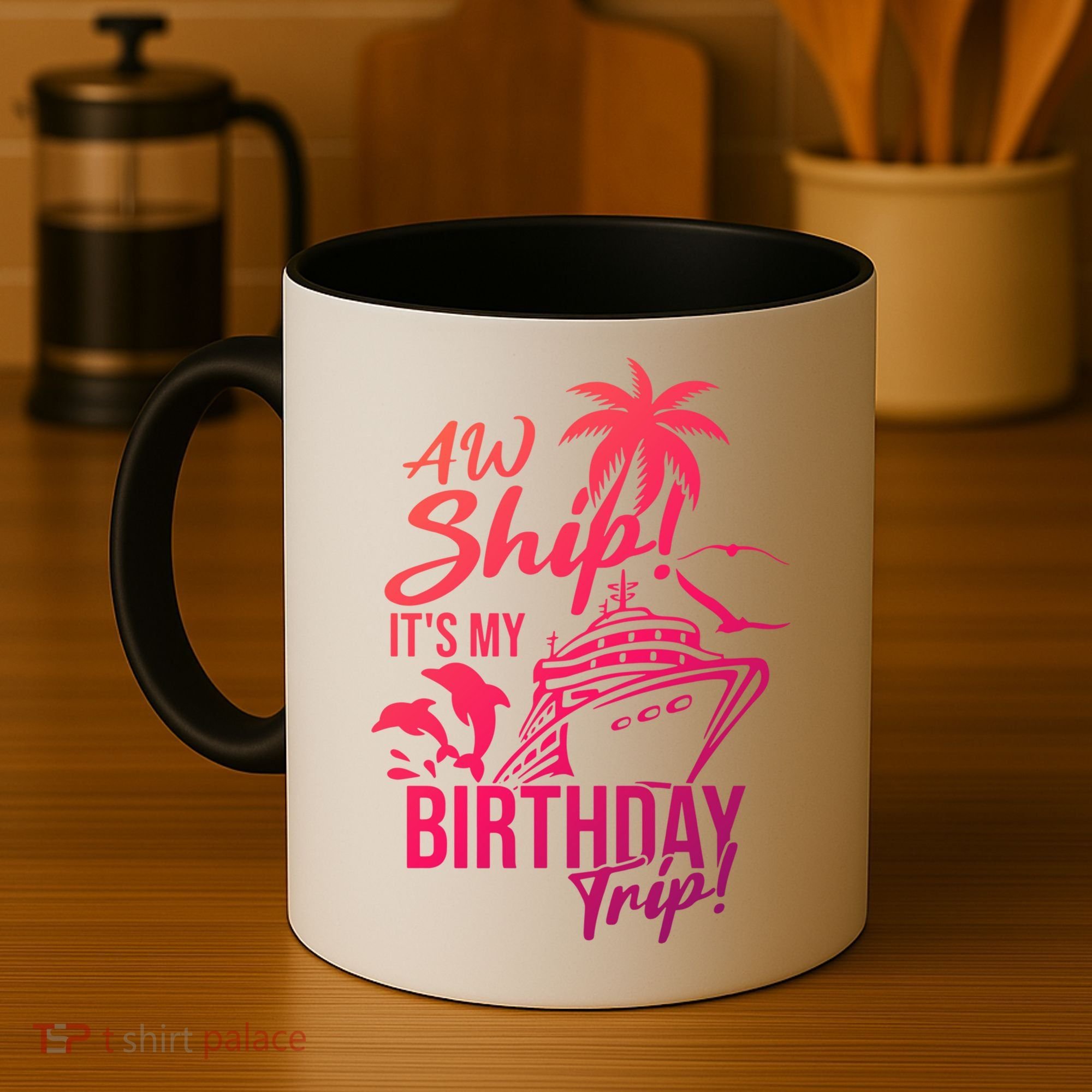 Aw Ship Its My Birthday Trip Birthday Cruise Cruise Trip Gift Coffee Mug