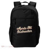 Apres Ski Instructor 70S Ski 80S Apre Funny Snowboard Gift Backpack thumb 0