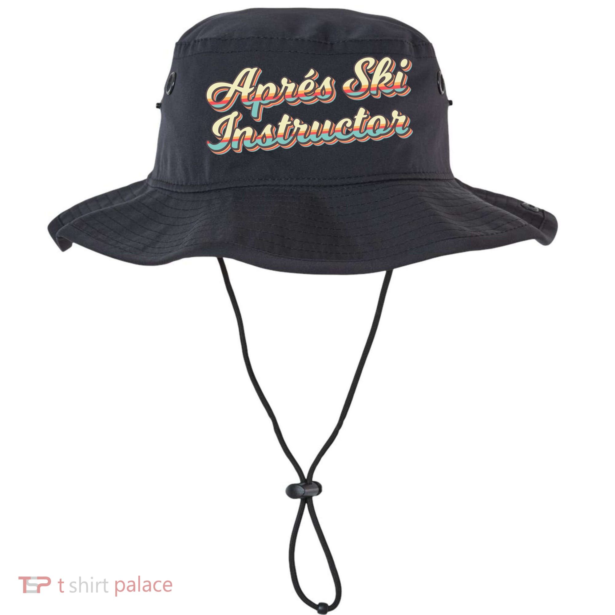 Apres Ski Instructor 70S Ski 80S Apre Funny Snowboard Gift Bucket Hat