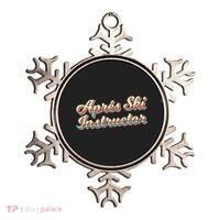 Apres Ski Instructor 70S Ski 80S Apre Funny Snowboard Gift Ornament thumb 0