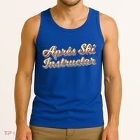 Apres Ski Instructor 70S Ski 80S Apre Funny Snowboard Gift Tank Top thumb 3