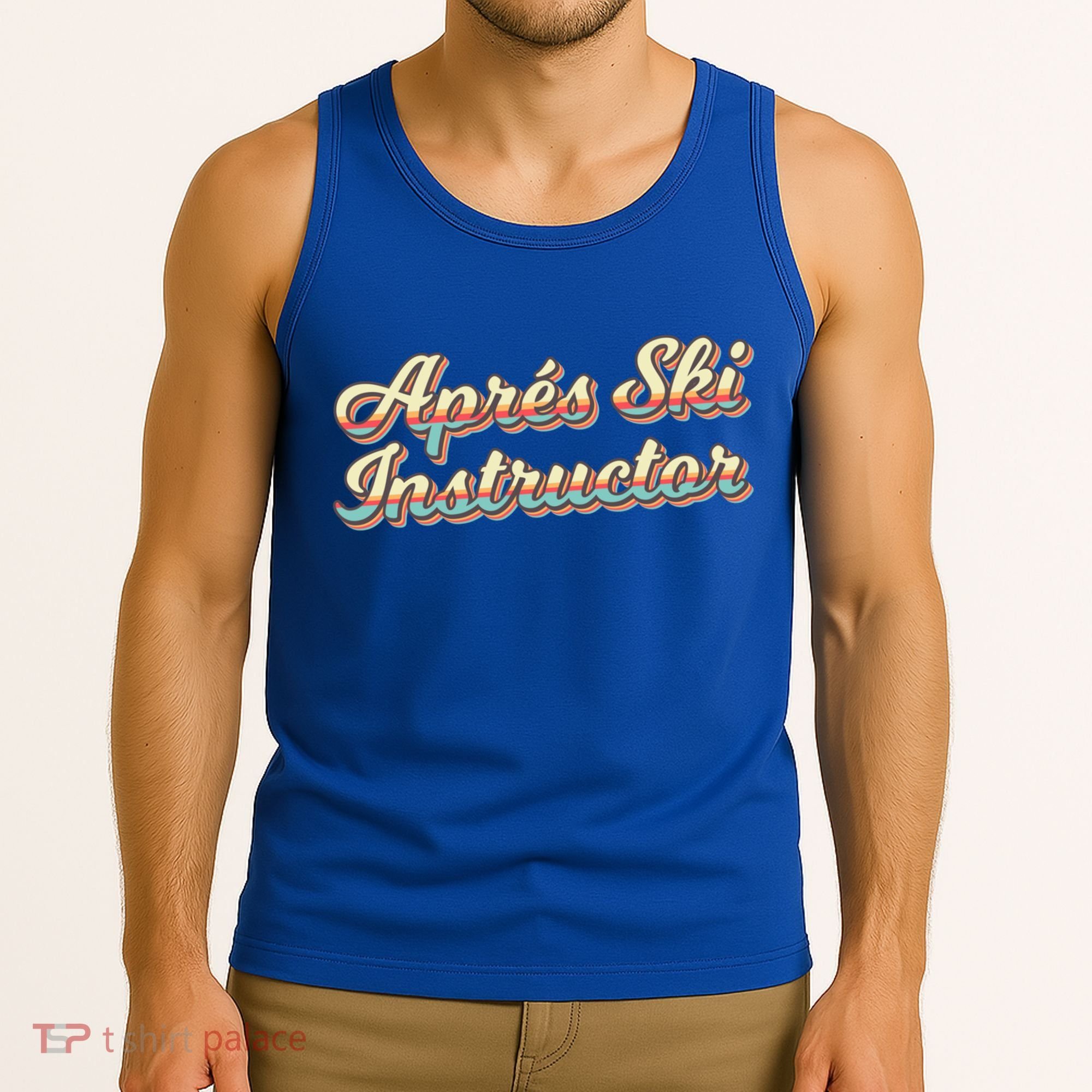 Apres Ski Instructor 70S Ski 80S Apre Funny Snowboard Gift Tank Top