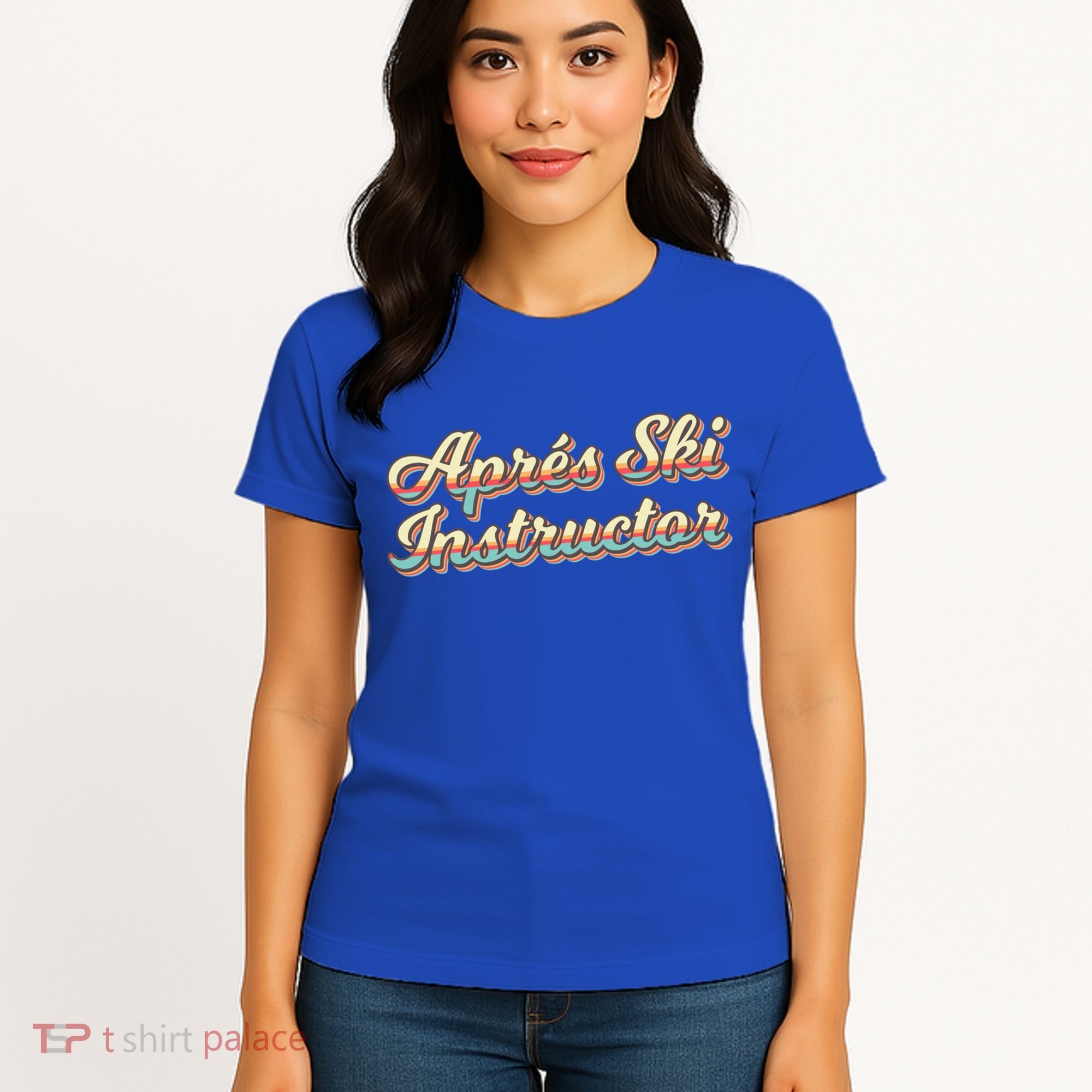 Apres Ski Instructor 70S Ski 80S Apre Funny Snowboard Gift Women's T-Shirt