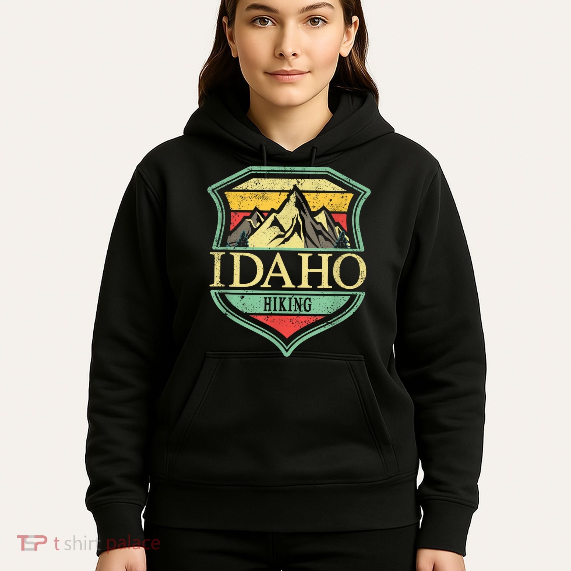 American State Idaho Mountain Hiking Hoodie