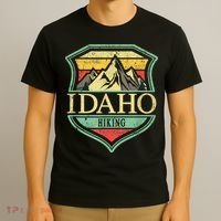 American State Idaho Mountain Hiking T-Shirt thumb 3