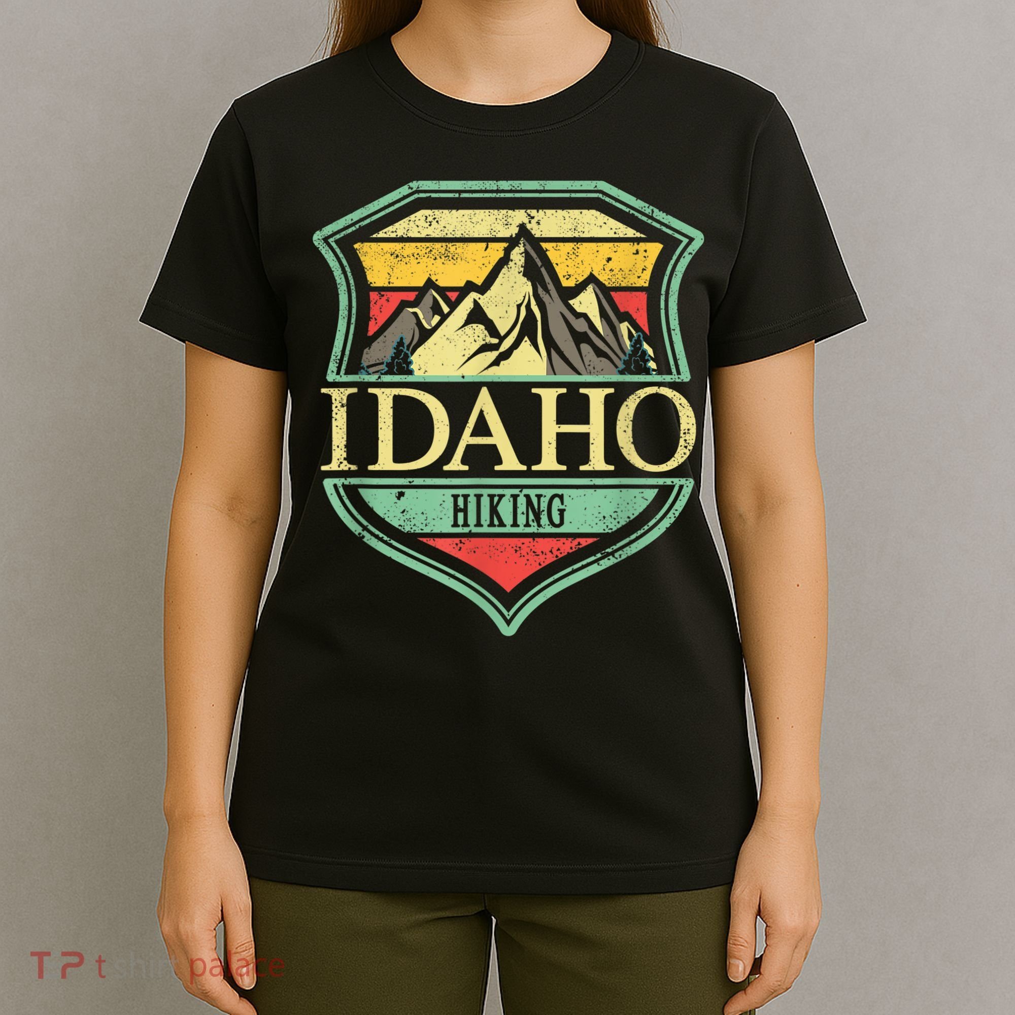 American State Idaho Mountain Hiking T-Shirt