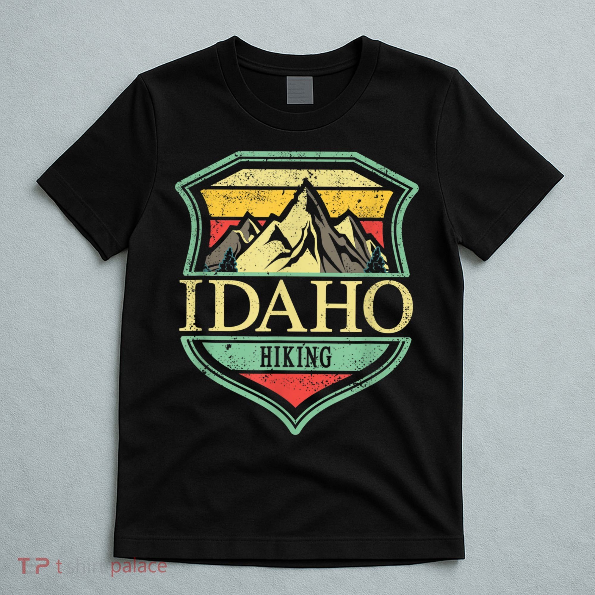 American State Idaho Mountain Hiking T-Shirt