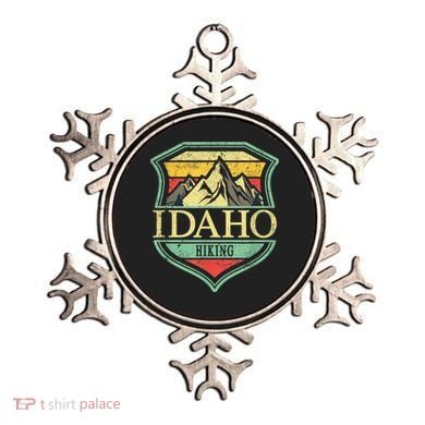 American State Idaho Mountain Hiking Ornament