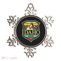 American State Idaho Mountain Hiking Ornament thumb 0