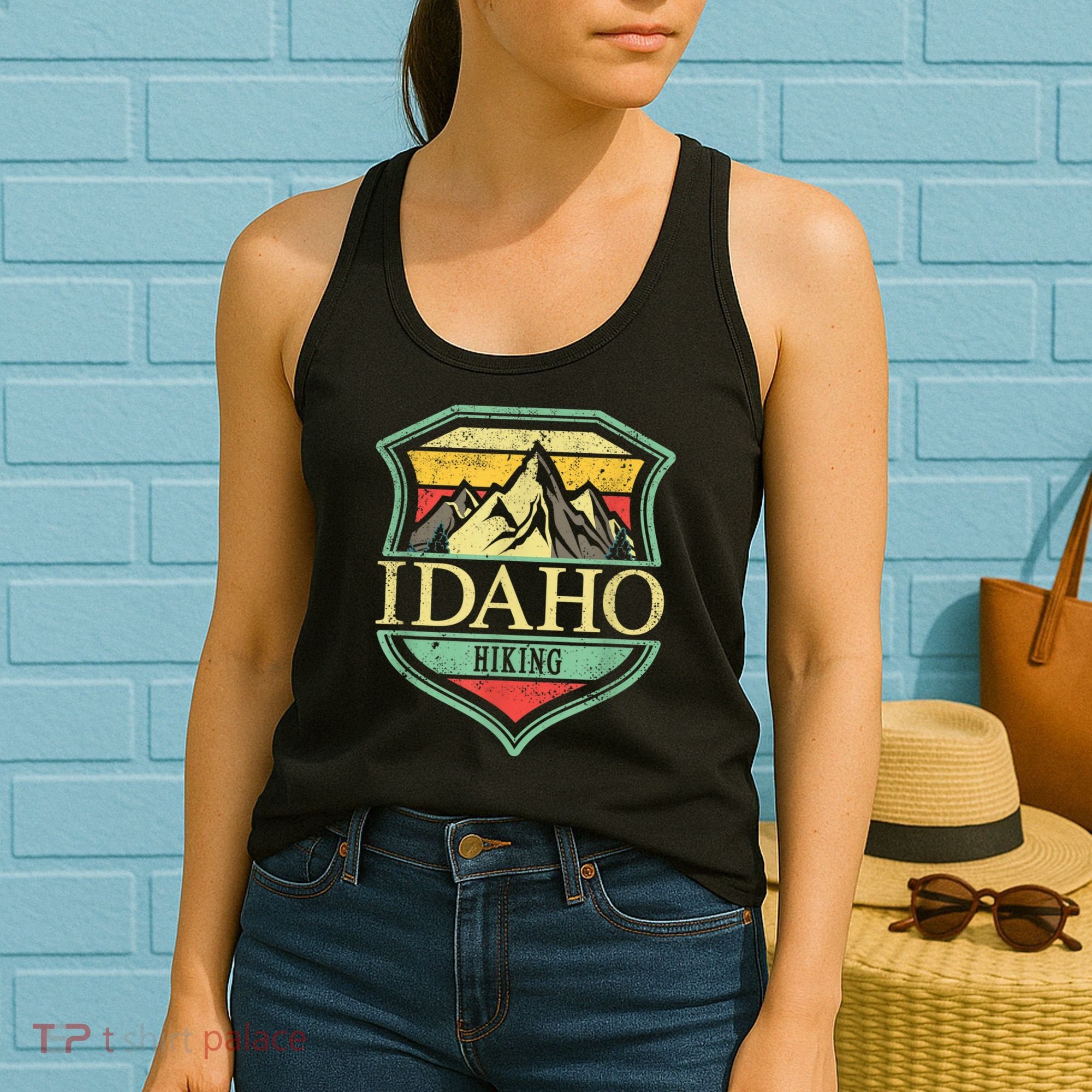 American State Idaho Mountain Hiking Women's Tank Top