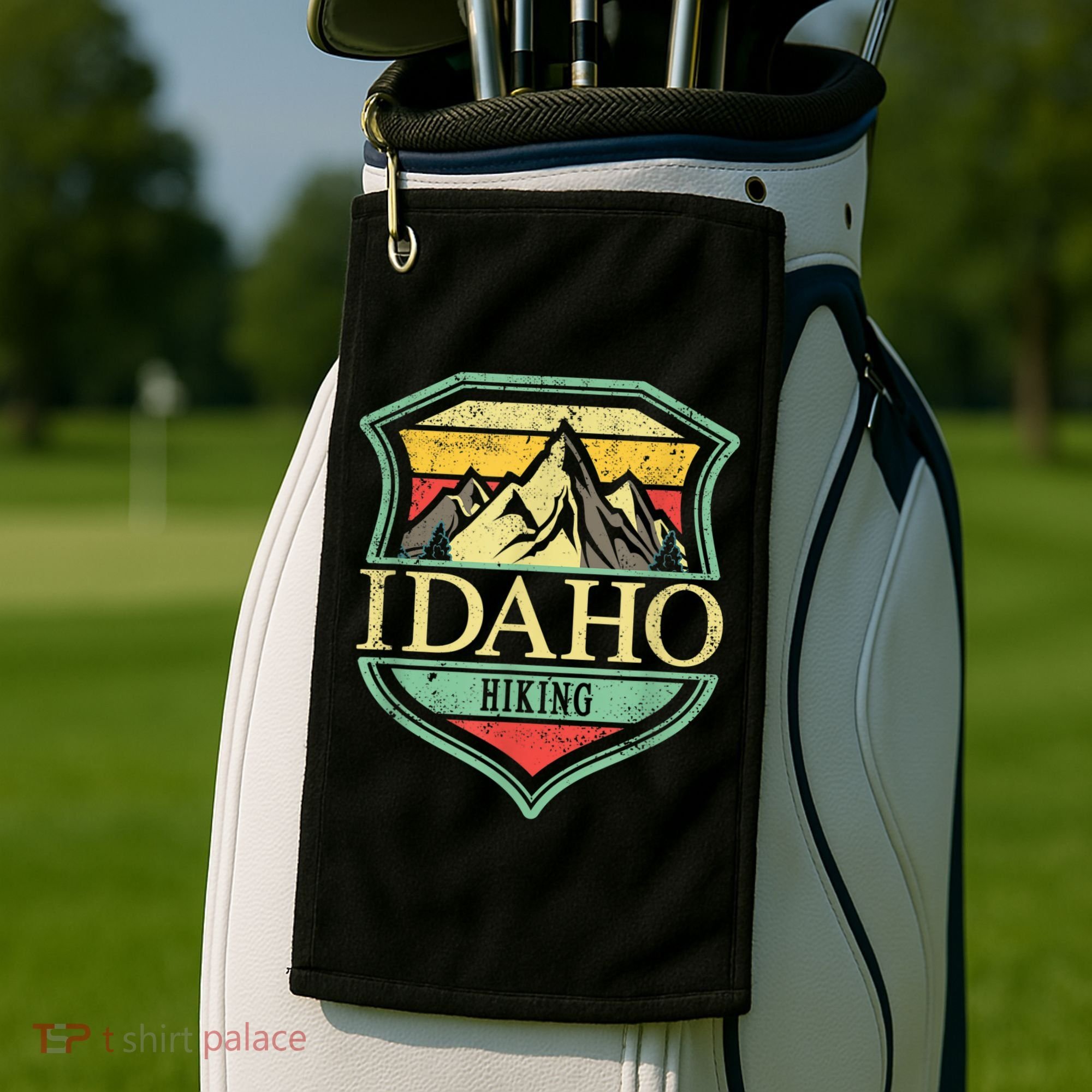 American State Idaho Mountain Hiking Golf Towel