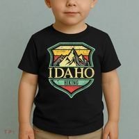 American State Idaho Mountain Hiking Toddler T-Shirt thumb 2