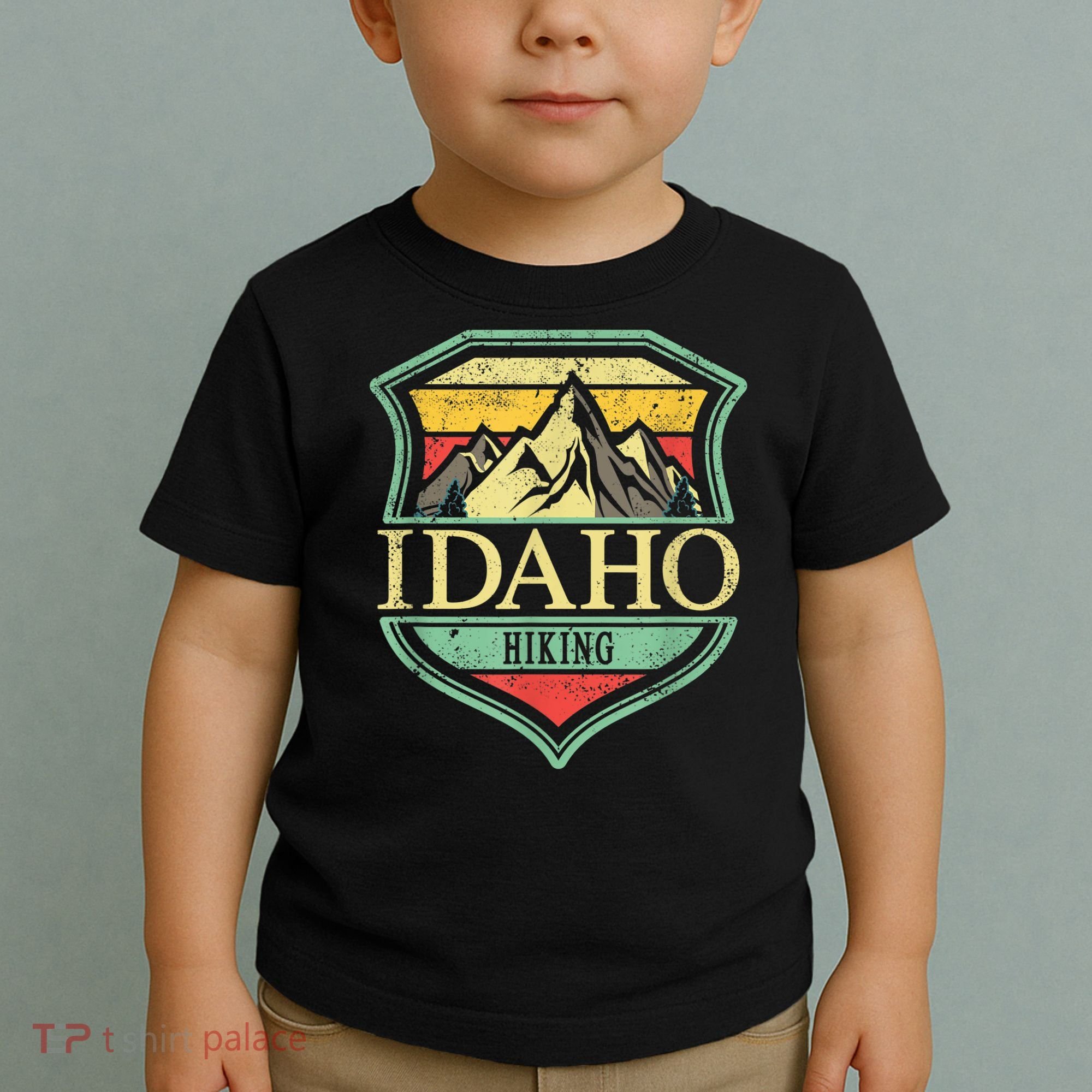 American State Idaho Mountain Hiking Toddler T-Shirt