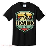 American State Idaho Mountain Hiking Kids T-Shirt thumb 0
