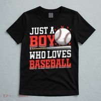American Sport Just A Boy Who Loves Baseball Gifts For Boy T-Shirt thumb 5