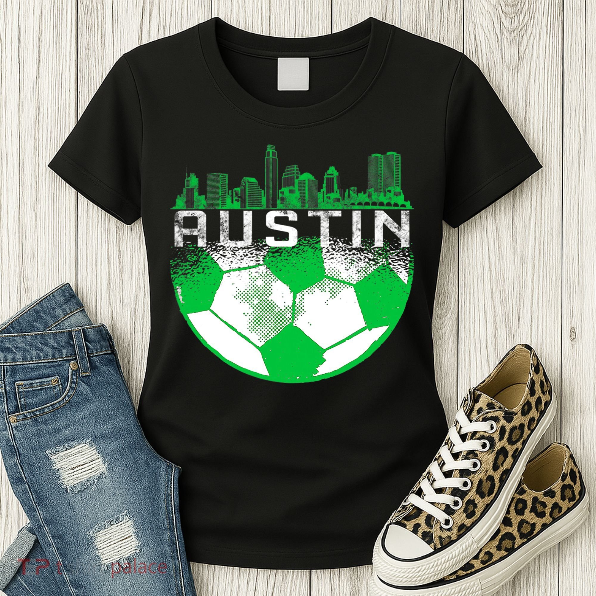 Austin Soccer Jersey Austin Texas Soccer Women's T-Shirt