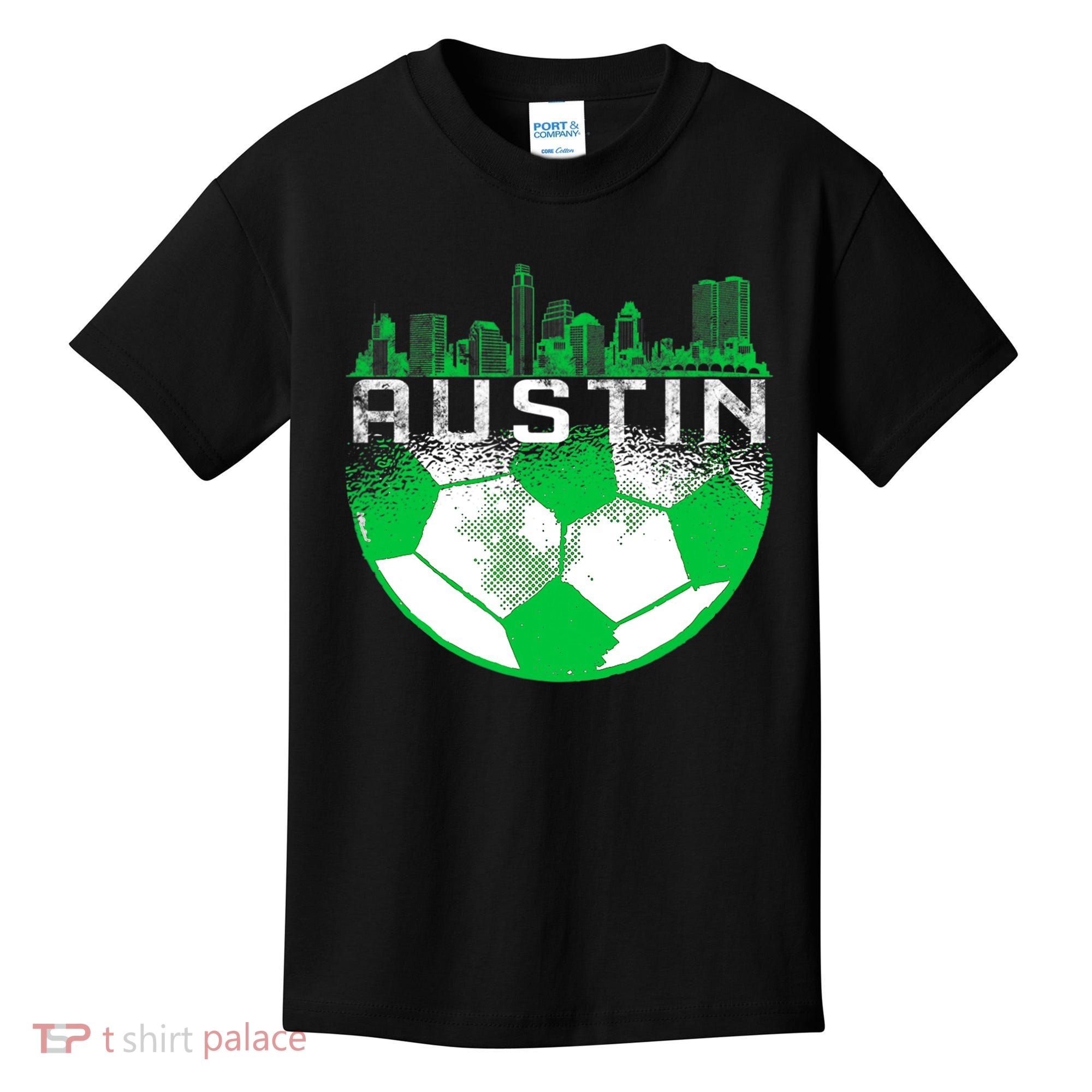 Austin Soccer Jersey Austin Texas Soccer Kids T-Shirt