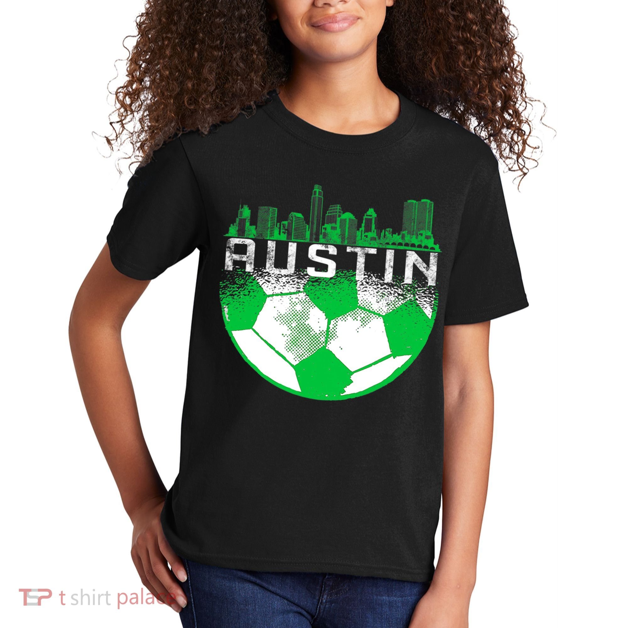Austin Soccer Jersey Austin Texas Soccer Kids T-Shirt