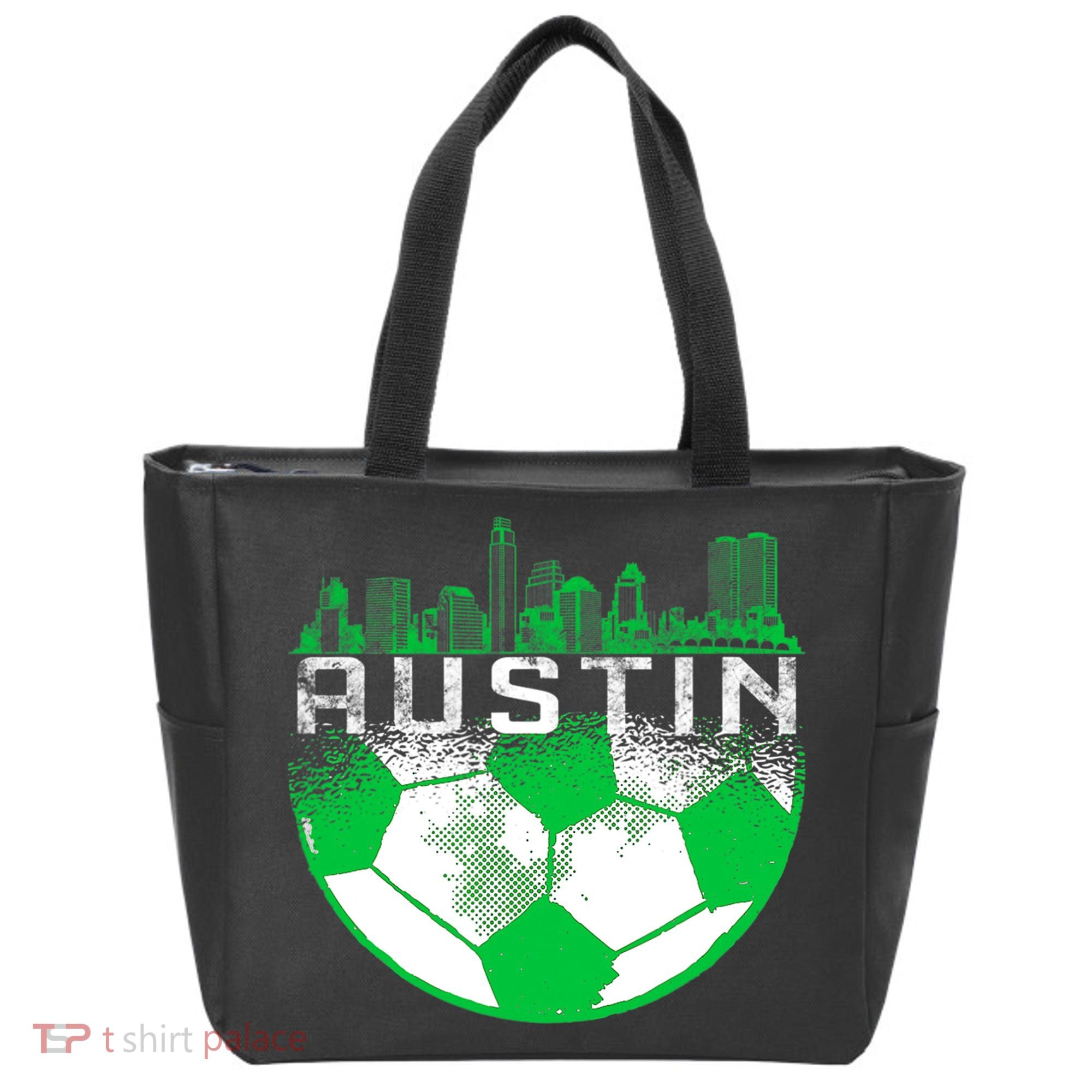 Austin Soccer Jersey Austin Texas Soccer Tote Bag