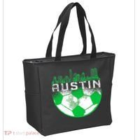 Austin Soccer Jersey Austin Texas Soccer Tote Bag thumb 2