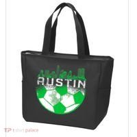 Austin Soccer Jersey Austin Texas Soccer Tote Bag thumb 3