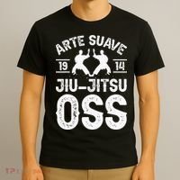 Arte Suave Jiu Jitsu Oss Brazilian Jew Jitsu T-Shirt thumb 3