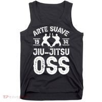 Arte Suave Jiu Jitsu Oss Brazilian Jew Jitsu Tank Top thumb 0