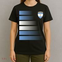 Argentina Soccer Jersey Football Argentina Soccer Pullover Hoodie T-Shirt thumb 4