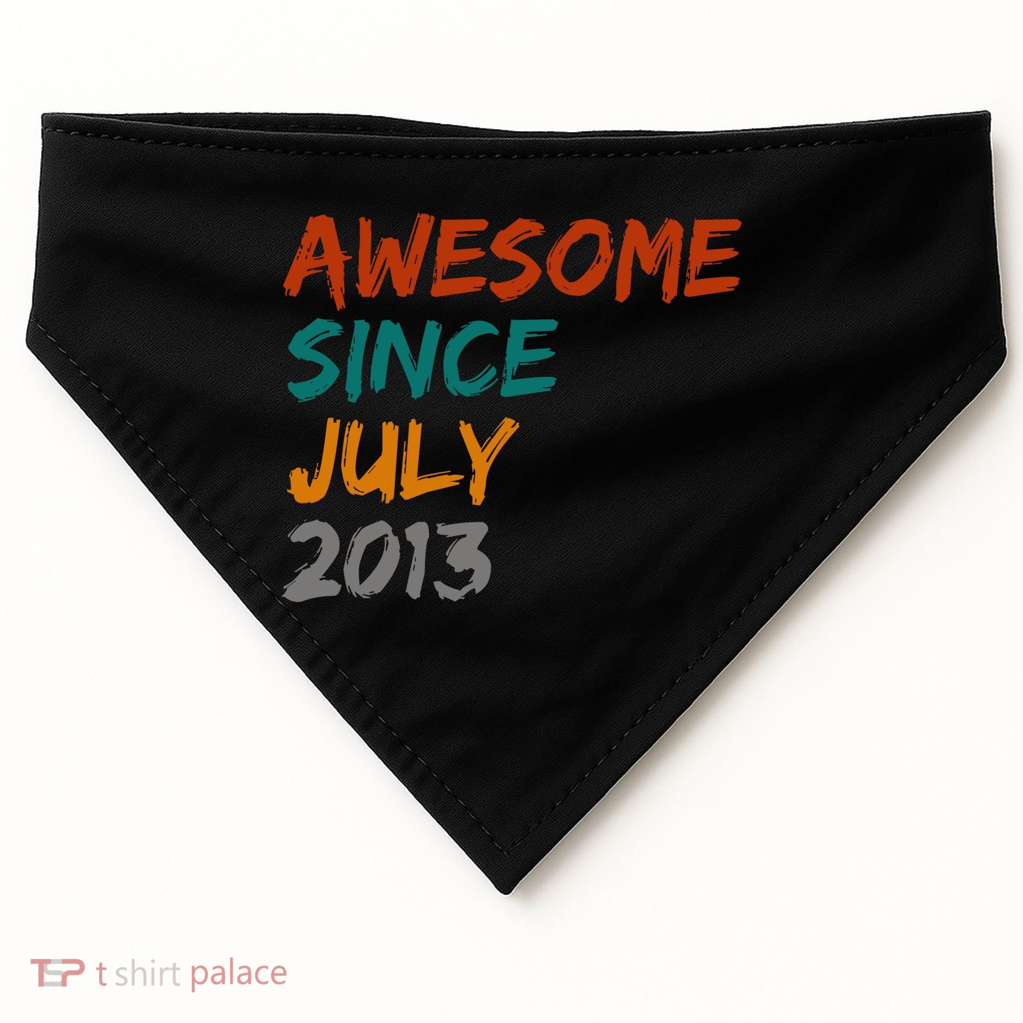 Awesome Since July 2013 USA-Made Doggie Bandana