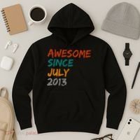 Awesome Since July 2013 Hoodie thumb 3
