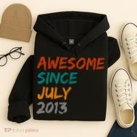Awesome Since July 2013 Hoodie thumb 4