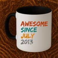 Awesome Since July 2013 Coffee Mug thumb 2