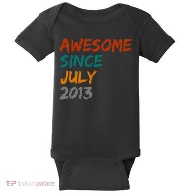 Awesome Since July 2013 Baby Bodysuit